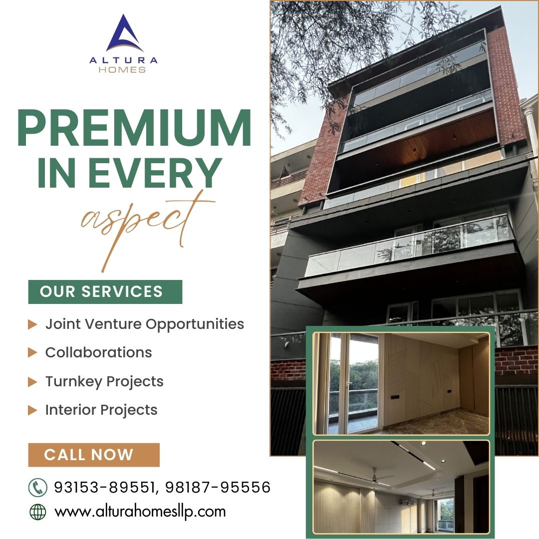 Premium Home Builders in Moolchand - Altura Homes